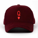 Kupa Kızı Nakışlı Gabardin Şapka