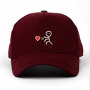 Çöp Adam Sağ Nakışlı Gabardin Şapka