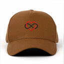 Sonsuz Kalp Nakışlı Gabardin Şapka