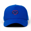 Sonsuz Kalp Nakışlı Gabardin Şapka