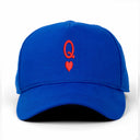 Kupa Kızı Nakışlı Gabardin Şapka