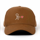 Çöp Adam Sol Nakışlı Gabardin Şapka