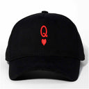 Kupa Kızı Nakışlı Gabardin Şapka