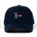 Çöp Adam Sol Nakışlı Gabardin Şapka