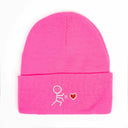 Çöp Adam Sol Nakışlı Bere