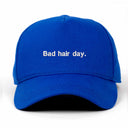 Bad Hair Day Nakışlı Gabardin Şapka