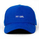 Fit Gril Nakışlı Gabardin Şapka