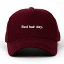 Bad Hair Day Nakışlı Gabardin Şapka