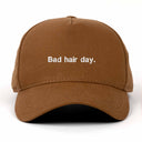 Bad Hair Day Nakışlı Gabardin Şapka