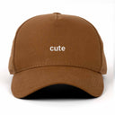 Cute Nakışlı Gabardin Şapka