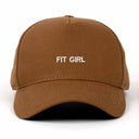 Fit Gril Nakışlı Gabardin Şapka