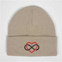 Sonsuz Kalp Nakışlı Bere