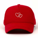 Kalpler Nakışlı Gabardin Şapka