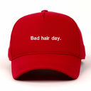 Bad Hair Day Nakışlı Gabardin Şapka
