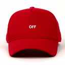 Off Nakışlı Gabardin Şapka