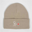 Çöp Adam Sol Nakışlı Bere