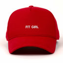 Fit Gril Nakışlı Gabardin Şapka