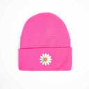 Papatya Nakışlı Bere