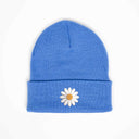 Papatya Nakışlı Bere