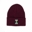 Kum Saati Nakışlı Bere