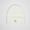 Papatya Nakışlı Bere