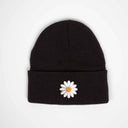 Papatya Nakışlı Bere