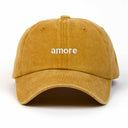 Amore Nakışlı Yıkamalı Şapka