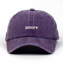 Amore Nakışlı Yıkamalı Şapka