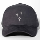 Stars Nakışlı Gabardin Şapka