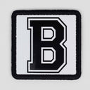 B Logolu Beyaz Patch