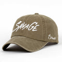 Savage Nakışlı Yıkamalı Şapka