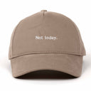 Not Today Nakışlı Gabardin Şapka