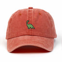 Dino Nakışlı Yıkamalı Şapka