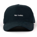 Not Today Nakışlı Gabardin Şapka