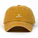 Be Happy Nakışlı Yıkamalı Şapka