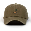 Duck Nakışlı Yıkamalı Şapka