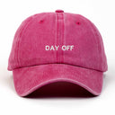 Day Off Nakışlı Yıkamalı Şapka