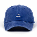 Be Happy Nakışlı Yıkamalı Şapka