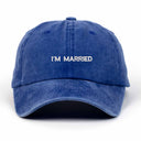 I'm Married Nakışlı Yıkamalı Şapka