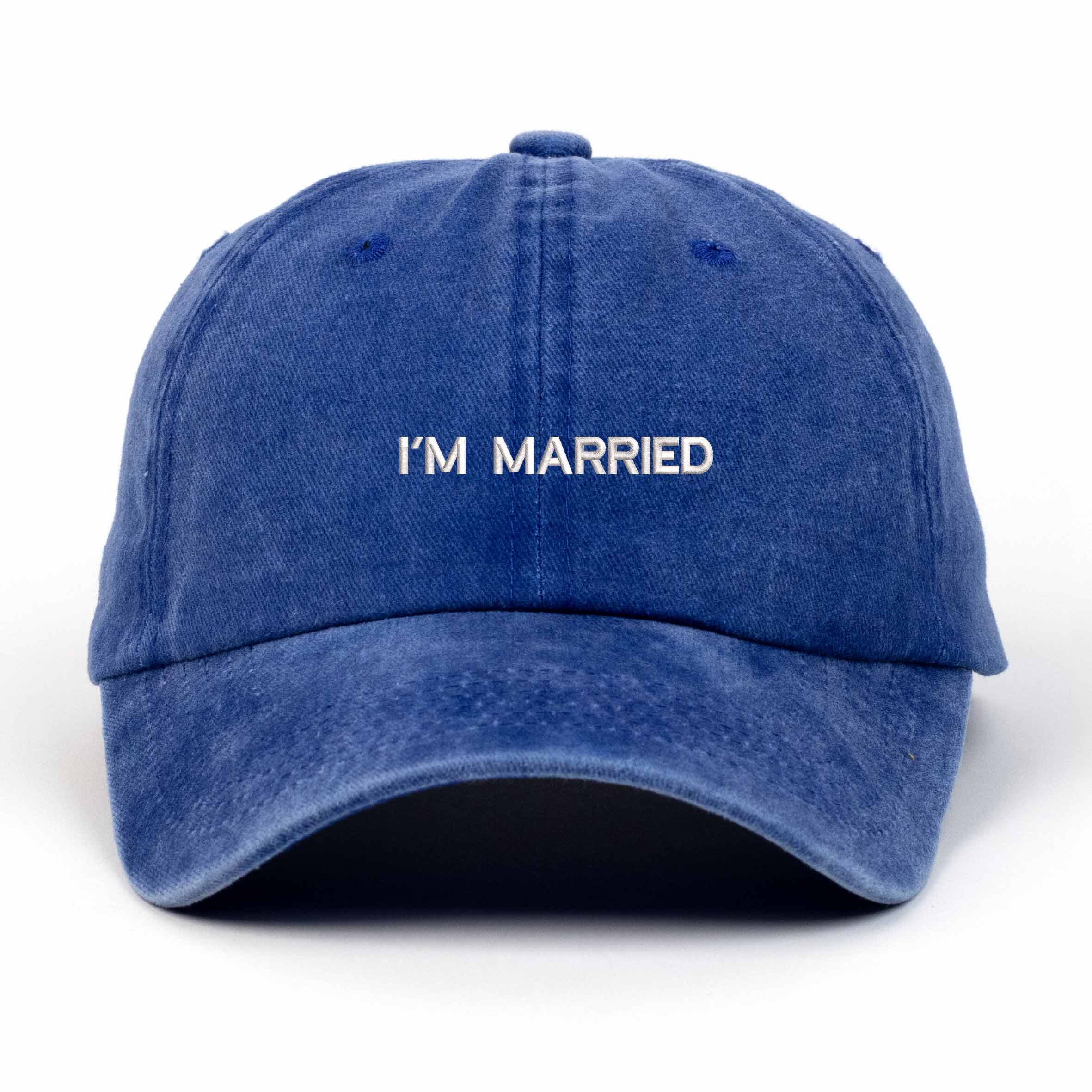 I'm Married Nakışlı Yıkamalı Şapka