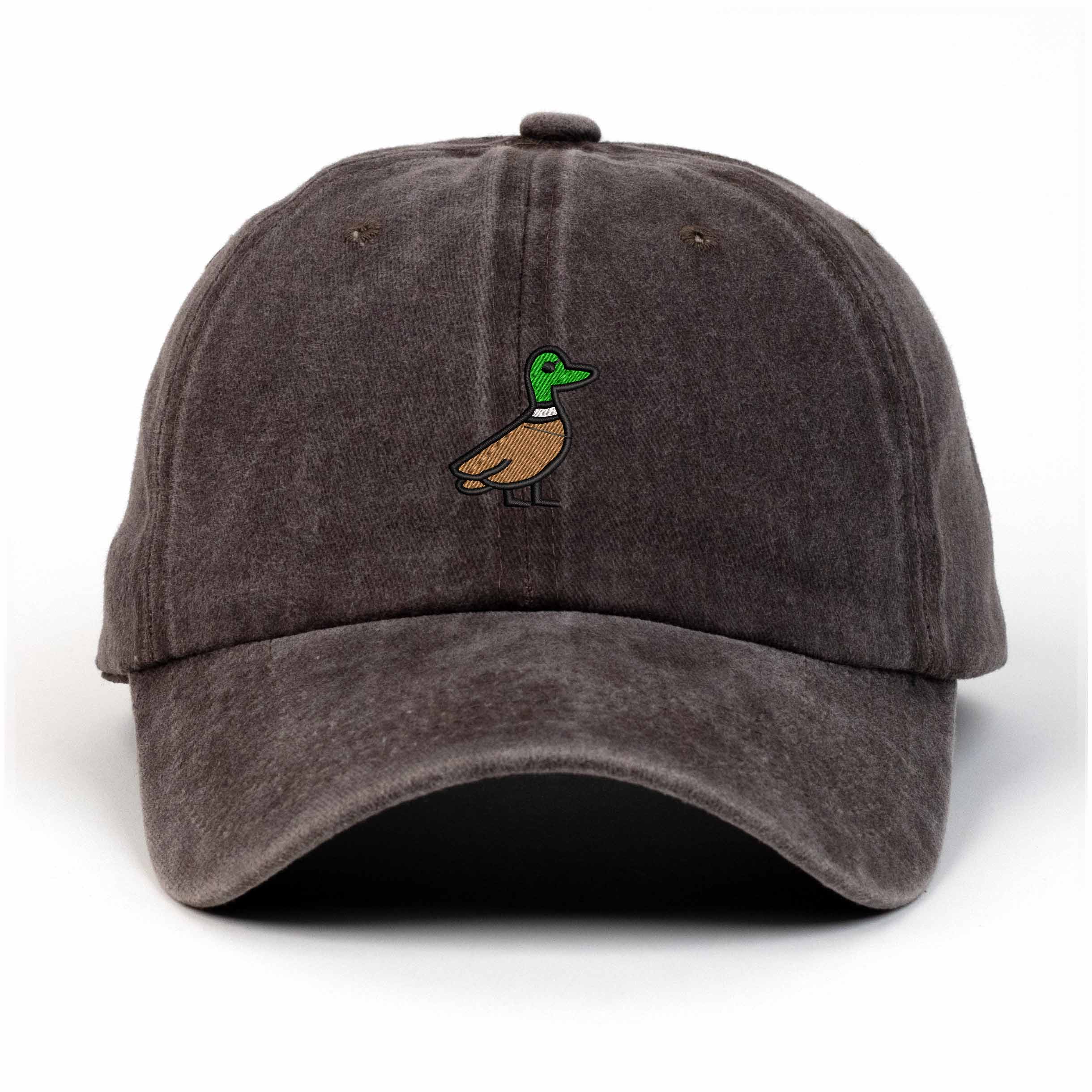 Duck Nakışlı Yıkamalı Şapka