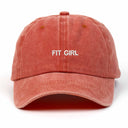 Fit Gril Nakışlı Yıkamalı Şapka