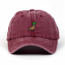 Duck Nakışlı Yıkamalı Şapka