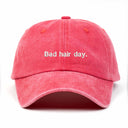 Bad Hair Day Nakışlı Yıkamalı Şapka