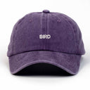 Bird Nakışlı Yıkamalı Şapka