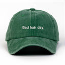 Bad Hair Day Nakışlı Yıkamalı Şapka