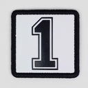 1 Logolu Beyaz Patch