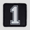 1 Logolu Siyah Patch