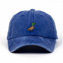Duck Nakışlı Yıkamalı Şapka