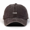 Cake Nakışlı Yıkamalı Şapka